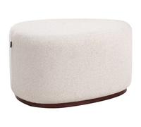 Pouffe SACO Fabric Light Beige