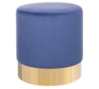 Beliani Pouffe Sophia Velvet Navy Blue