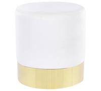 Beliani Pouffe SOPHIA Velvet White, White