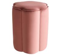 Beliani Pouffe TAPPEN Velvet Pink, Pink