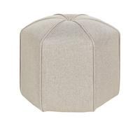 Beliani Pouffe Wishek Faux Linen Beige