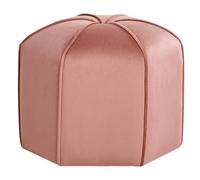 Beliani Pouffe WISHEK Velvet Pink, Pink