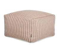 Beliani Pouffe Zahri Fabric Golden Brown