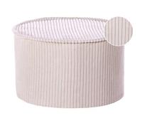 Pouffe ZIKRIA Velvet Light Beige