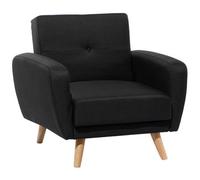 Recliner Chair FLORLI Fabric Black