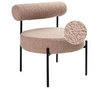 Armchair ALPHA Boucle Taupe