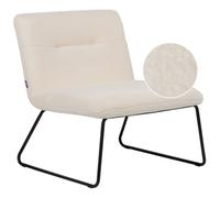 Beliani Retro Armchair Cotulla Boucle White