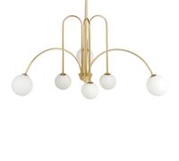 Beliani Chandelier Forbes Metal Gold, Gold