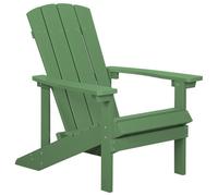Beliani Retro Garden Chair Adirondack Green