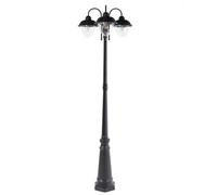 Beliani Retro Outdoor Lamp Post Banka Black