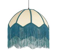 Beliani Retro Pendant Lamp Milagro Blue