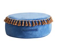 Beliani Retro Pouffe Gotha Velvet Blue