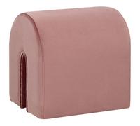 Beliani Retro Pouffe Modoc Velvet Pink