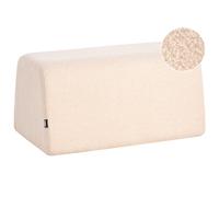Beliani Retro Pouffe Sinclair Boucle Beige