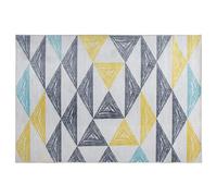 Beliani Retro Rug Kalen Grey 160 X 230 Cm