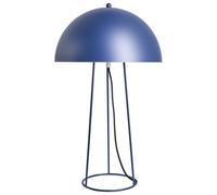 Beliani Retro Table Lamp Mopan Metal Blue