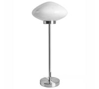 Beliani Retro Table Lamp Sibun Metal Silver