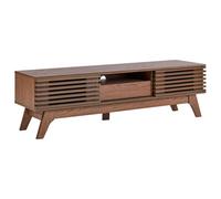 Beliani Retro Tv Stand Detroit Dark Brown