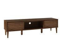 Beliani Retro Tv Stand Kayan Dark Brown