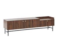 TV Stand LISMORE Dark Brown