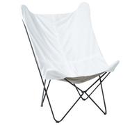 Beliani Retro Velvet Armchair White Nybro