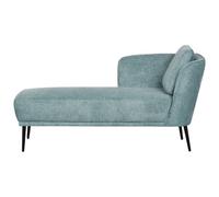 Beliani Right-Hand Chaise Longue Artheze Fabric Blue