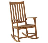 Beliani Rocking Chair Bojano Acacia Wood Brown