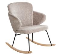 Rocking Chair VIKEN Fabric Taupe