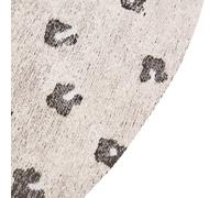 Beliani Rug AFIS Beige ? 140 cm Cotton, Cream