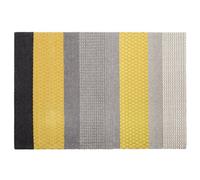 Beliani Rug Akkaya Yellow 140 X 200 Cm Wool