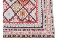 Beliani Rug Anadag Red 160 X 230 Cm Cotton