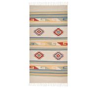 Rug APARAN Beige 80 x 150 cm Cotton Kilim