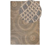 Beliani Rug Ariba Grey Beige 200 X 300 Cm Jute