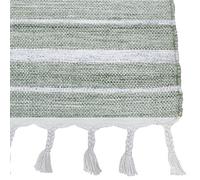 Beliani Rug Bademli Dark Green 140 X 200 Cm