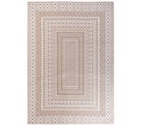 Beliani Rug Baglar White 160 X 230 Cm Jute