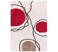 Rug BOLAT Beige 140 x 200 cm Cotton