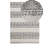 Rug BOZOVA Light Beige 140 x 200 cm Wool