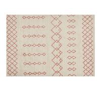 Beliani Rug Buxar Beige 160 X 230 Cm Cotton