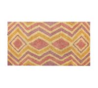 Beliani Rug Canakkale Multicolour 80 X 150 Cm Cotton