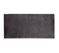 Beliani Rug Gesi Ii Dark Grey 80 X 150 Cm Viscose