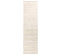 Beliani Rug Gesi Ii Light Beige 80 X 300 Cm Viscose