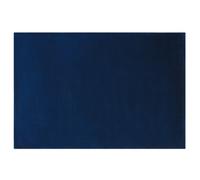 Beliani Rug Gesi Ii Navy Blue 160 X 230 Cm Viscose