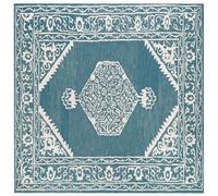 Rug GEVAS Blue 200 x 200 cm Wool