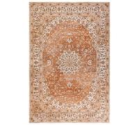 Beliani Rug Haya Orange 200 X 300 Cm Cotton