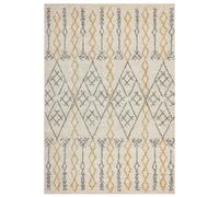 Rug KADAPA Beige 160 x 230 cm Cotton