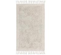 Beliani Rug Bitlis Light Beige 80 X 150 Cm Cotton
