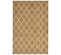 Beliani Rug Mermer Beige 200 X 300 Cm Jute