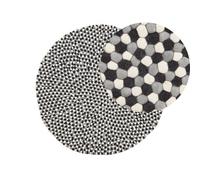 Beliani Rug Penek Multicolour 140 Cm Wool