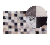 Beliani Rug RIZE Multicolour 80x150 cm Leather, Multi