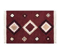 Rug SIIRT Red 160 x 230 cm Cotton